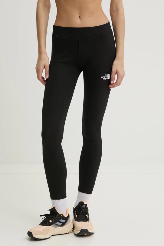 The North Face legginsy Simple Dome z elastanem czarny NF0A8C1XJK31