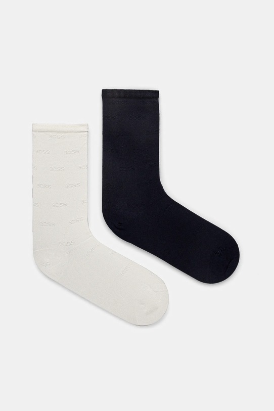 Ponožky BOSS 2-pak jednofarebný béžová 50534285