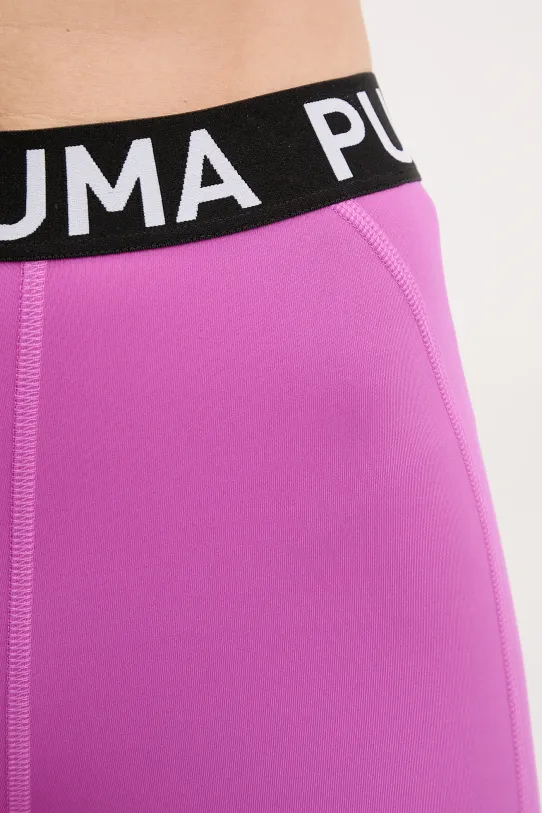 Puma legginsy treningowe Strong fioletowy 526000