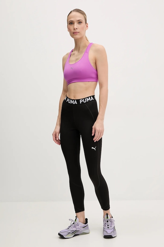 Puma legginsy treningowe Strong 526000 czarny AW25