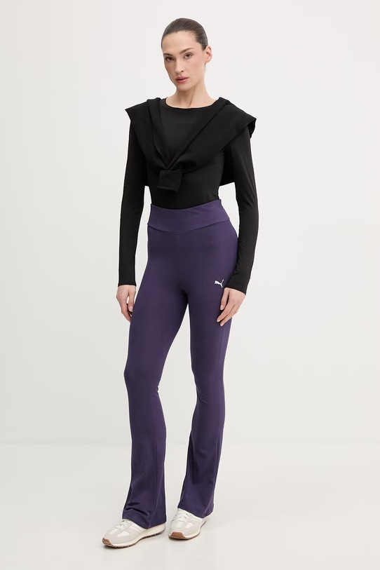 Παντελόνι φόρμας Puma Flared Leggings 631542 μωβ SS26