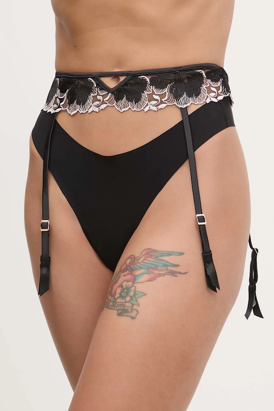 Guess curea jartiere LUISA negru O5GM01.KCQ80