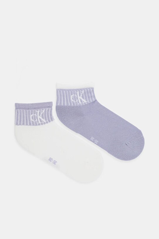 Κάλτσες Calvin Klein Jeans 2-pack ψηλές κάλτσες λευκό 701230599