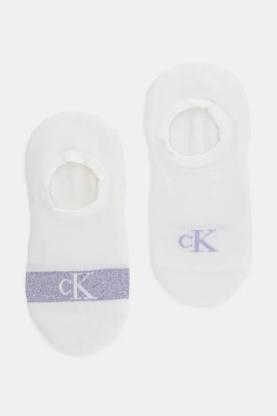 Calvin Klein Jeans skarpetki 2-pack skarpetki krótkie biały 701230601