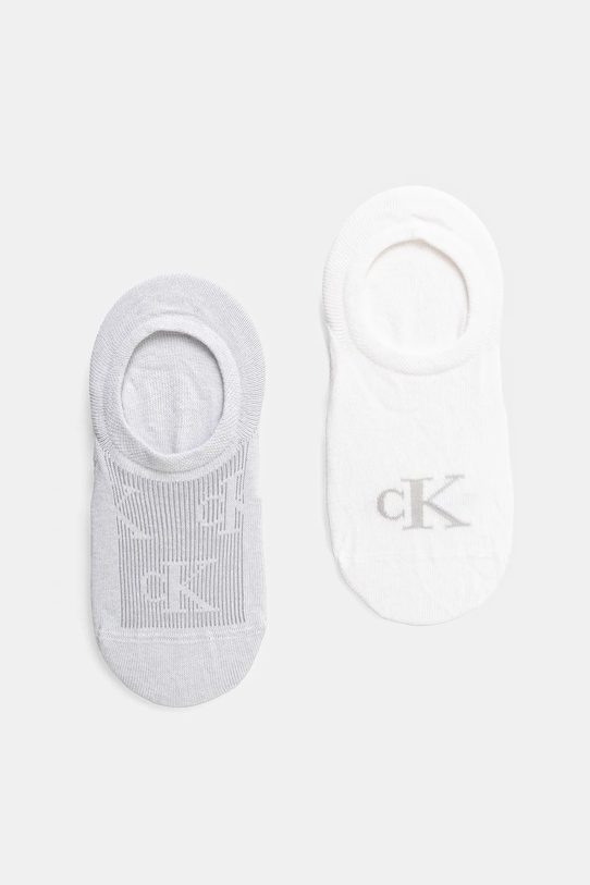 Calvin Klein Jeans skarpetki 2-pack skarpetki krótkie szary 701231402