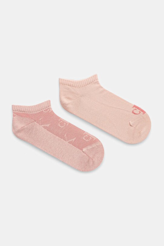 Calvin Klein Jeans skarpetki 2-pack skarpetki krótkie różowy 701232667