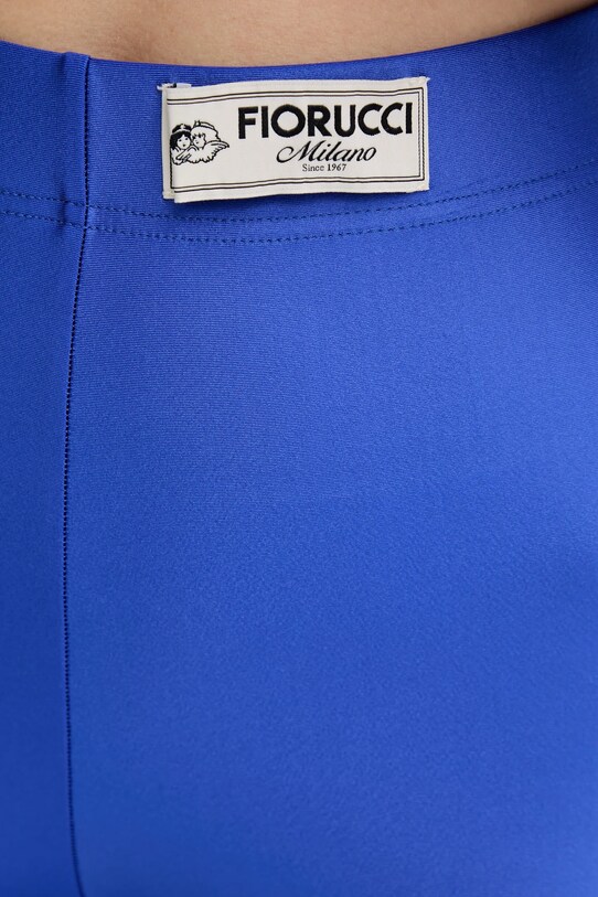 Fiorucci legginsy Electric Blue Semi-Footed Leggings niebieski W02SMBPA372LY01BL06