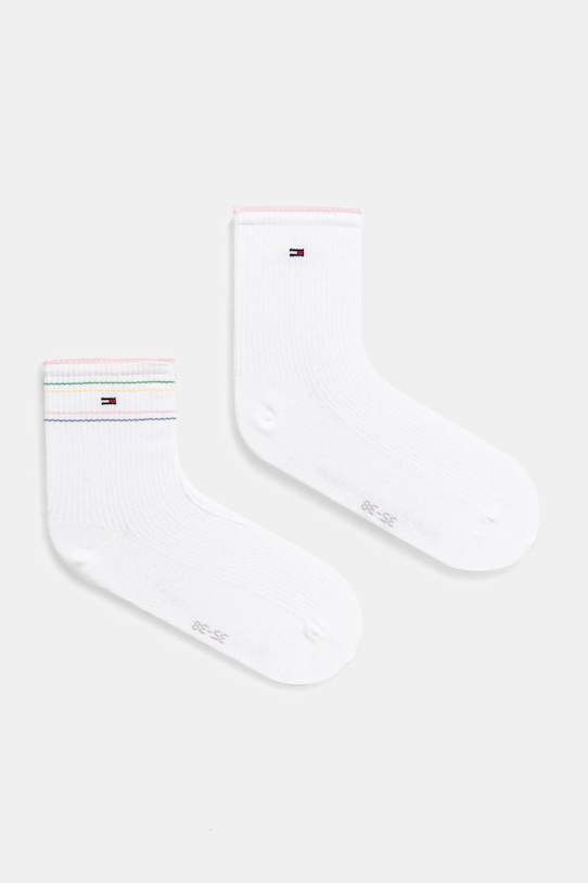 Ponožky Tommy Hilfiger 2-pack dlouhé ponožky bílá 701232614