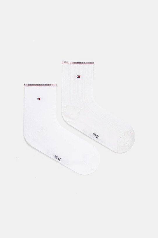 Κάλτσες Tommy Hilfiger 2-pack ψηλές κάλτσες λευκό 701232974