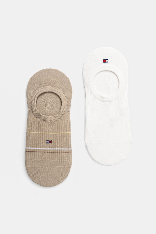 Ponožky Tommy Hilfiger 2-pack hladký zelená 701232980