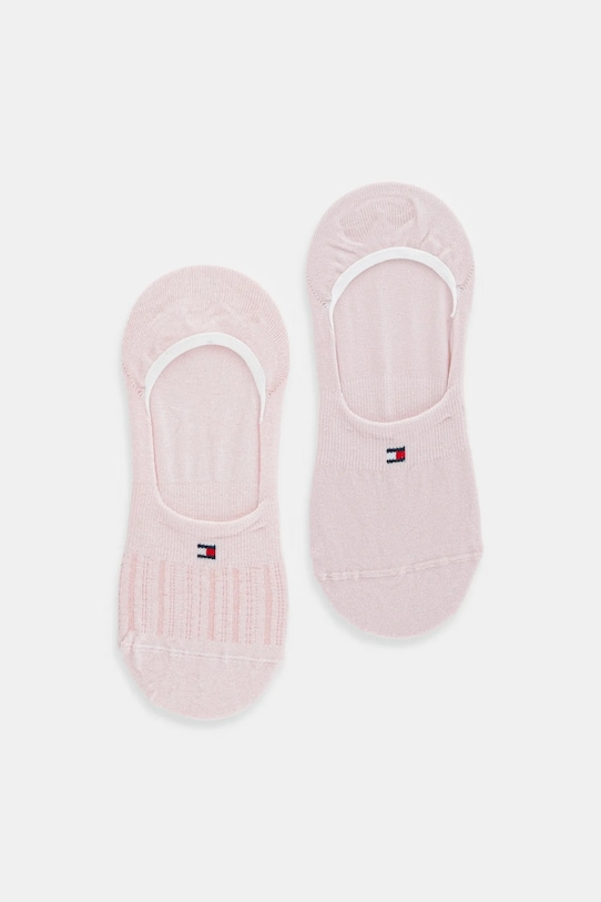 Tommy Hilfiger sosete 2-pack sosete scurte roz 701232981