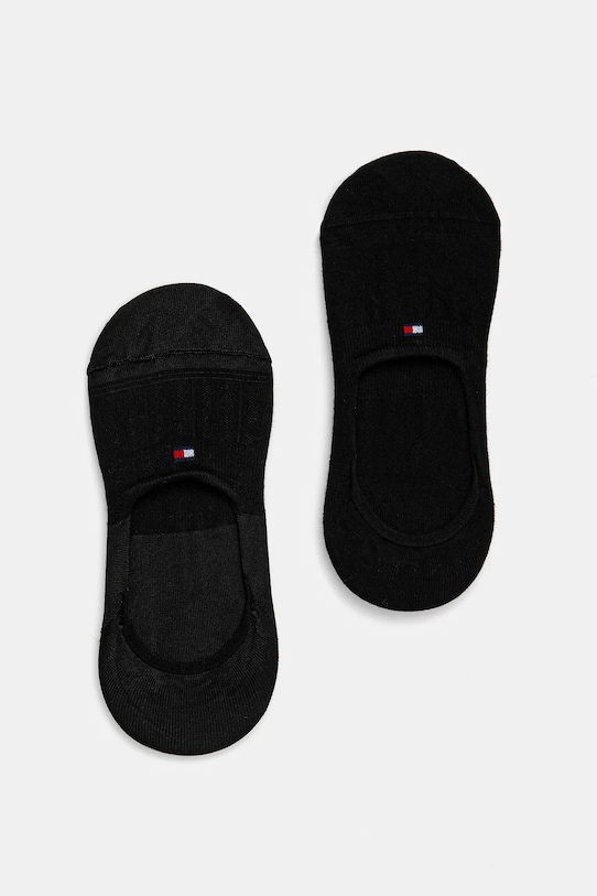Сліди Tommy Hilfiger 2-pack короткі шкарпетки чорний 701233710