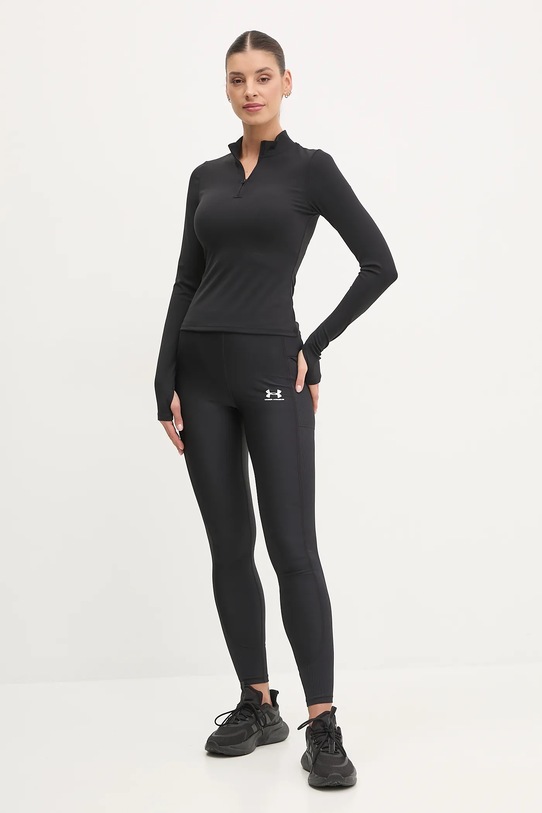 Under Armour legginsy treningowe HotGear 1388693 czarny SS25