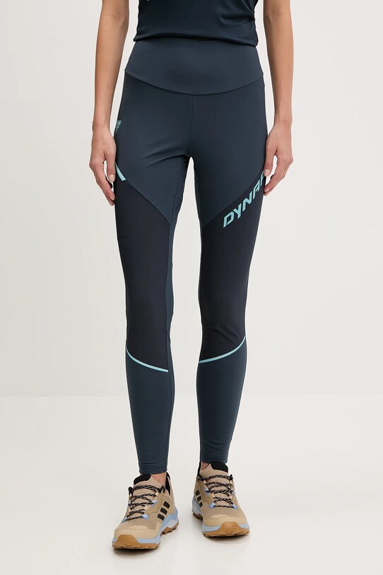 Dynafit spodnie outdoorowe Traverse wzorzyste granatowy 08.0000071676