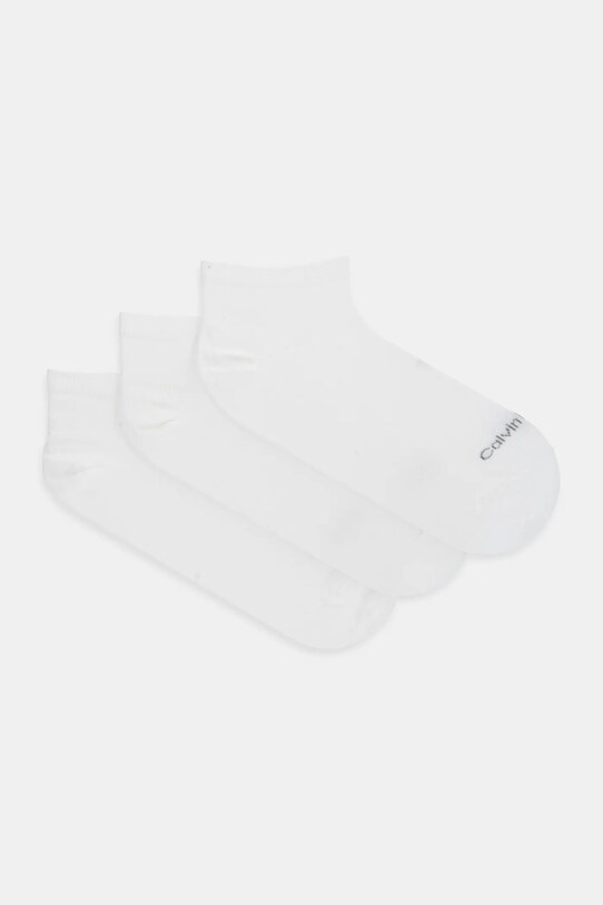 Calvin Klein calzini pacco da 3 calzini corti bianco 701233833