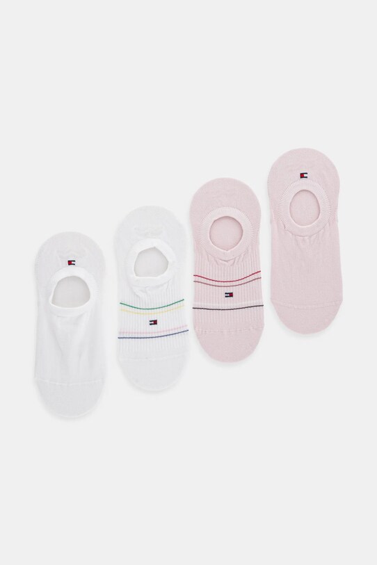 Tommy Hilfiger skarpetki 4-pack wzorzyste różowy 701235890