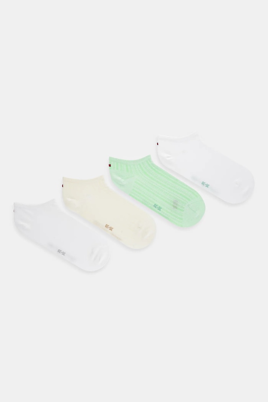 Tommy Hilfiger skarpetki 4-pack skarpetki krótkie zielony 701235891