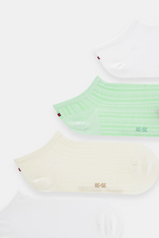 Tommy Hilfiger skarpetki 4-pack 701235891 zielony SS25