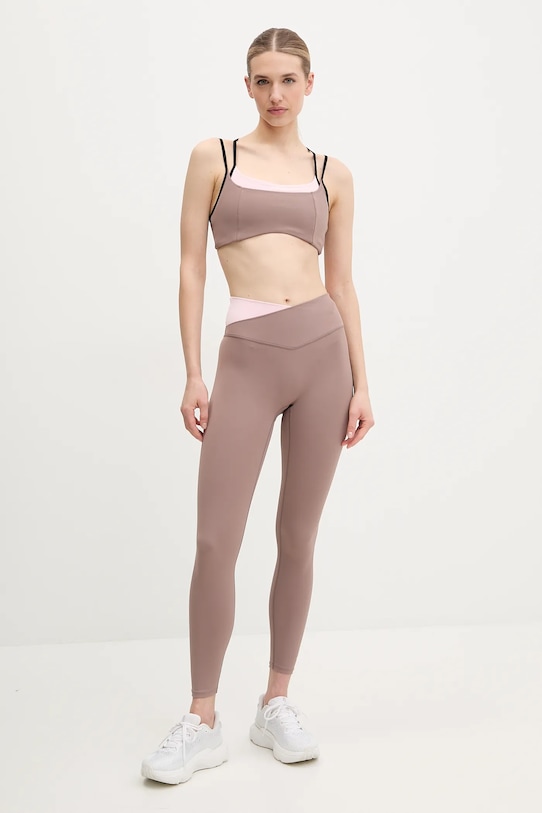 P.E Nation leggins de antrenament Wander 251G088 maro SS25