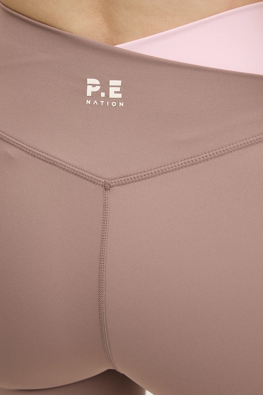 P.E Nation leggins de antrenament Wander maro 251G088