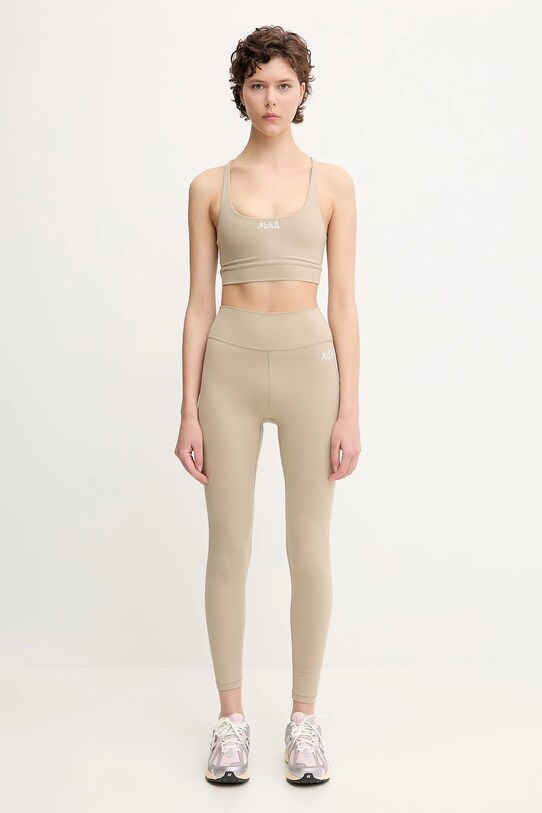 Sporty & Rich legginsy Sr Runner PA002622139GY15 beżowy