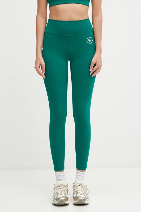 Спортивні легінси Sporty & Rich Srhwc трикотаж зелений PA002621305GR03
