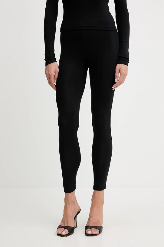 La Mania spodnie z elastanem czarny TONIC.LEGGINSY