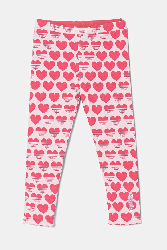Guess legginsy dwustronne dziecięce K5RB00.K6YW4.PPYA różowy SS25
