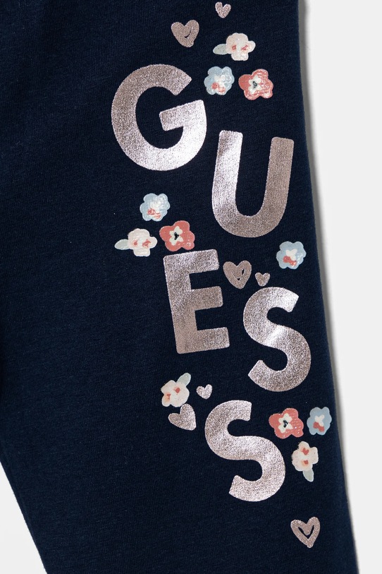 Dziewczynka Guess legginsy dziecięce K5RB02.J1314.PPYA granatowy