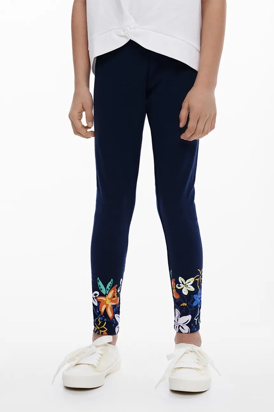 Desigual leggins copii 25SGKK04 bleumarin