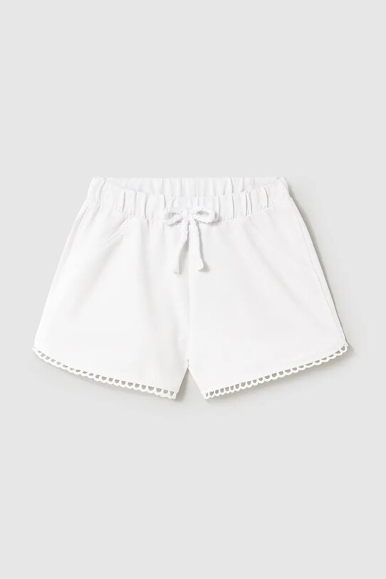 Детские хлопковые шорты Mayoral casual белый 603.4G.Baby.PPYA