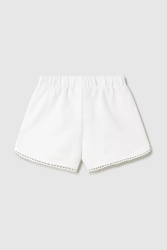 Детские хлопковые шорты Mayoral 603.4G.Baby.PPYA белый SS25