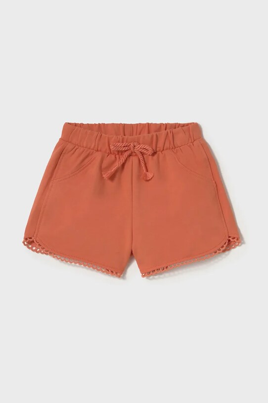 Mayoral pantaloni scurți din bumbac pentru bebeluși casual portocaliu 603.4G.Baby.PPYA