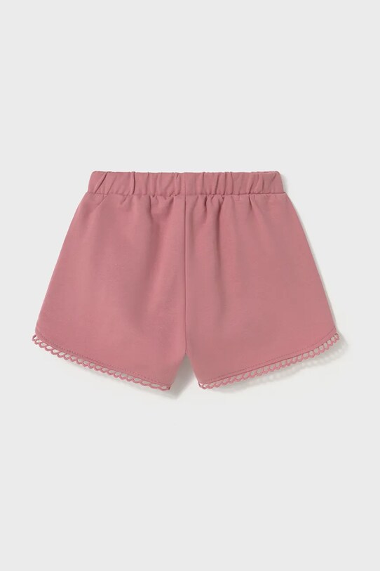 Kratke pamučne hlače za bebe Mayoral 603.4G.Baby.PPYA roza SS25