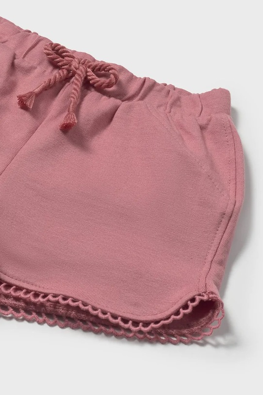 Djevojčice Kratke pamučne hlače za bebe Mayoral 603.4G.Baby.PPYA roza