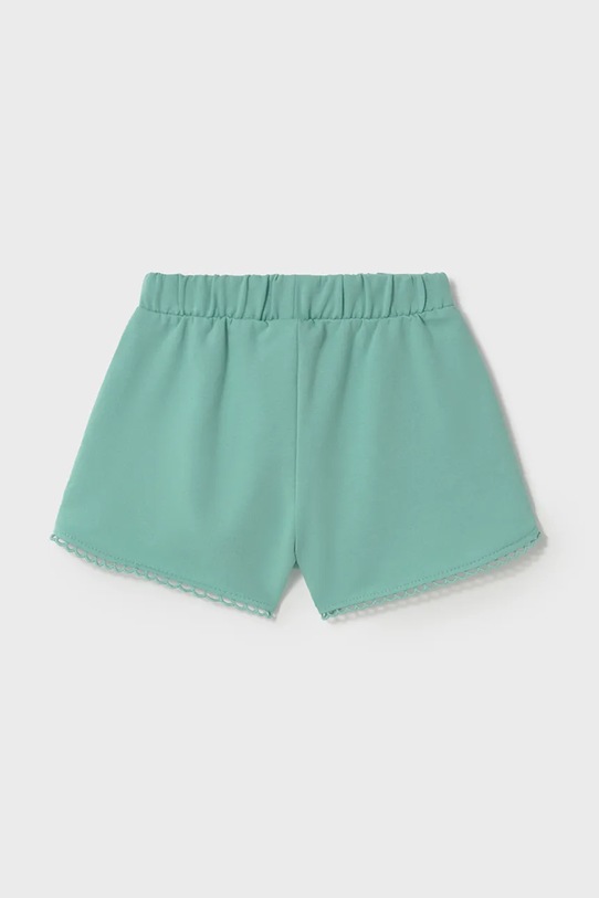 Mayoral pantaloni scurți din bumbac pentru bebeluși 603.4G.Baby.PPYA turcoaz SS25