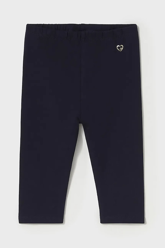 Mayoral leggins din bumbac pentru bebeluși bumbac bleumarin 703.4D.Baby.PPYA
