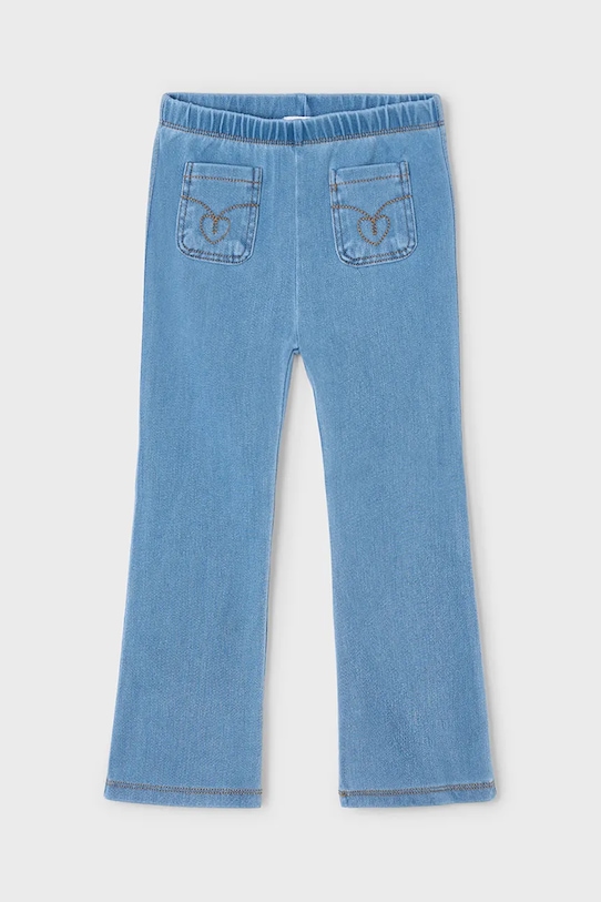 Детские леггинсы Mayoral трикотаж голубой 3702.6H.Mini.PPYA