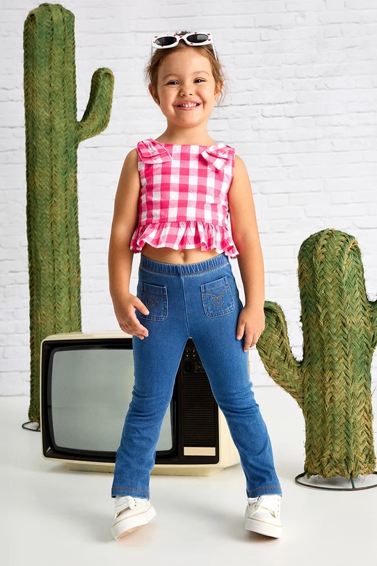 Mayoral leggins copii tricotaj albastru 3702.6H.Mini.PPYA