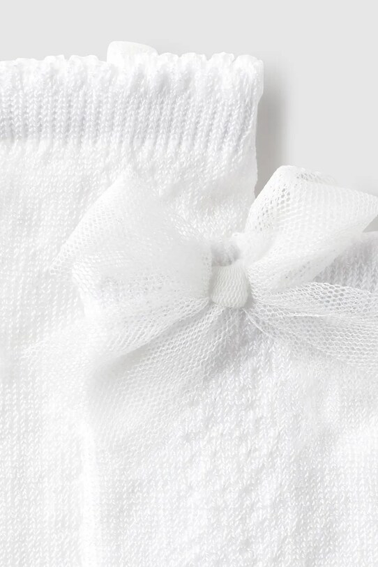 Дитячі шкарпетки Mayoral 10871.4A.Baby.PPYA білий SS25