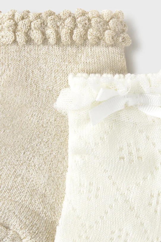 Детские носки Mayoral 2 шт 10872.4B.Baby.PPYA бежевый SS25