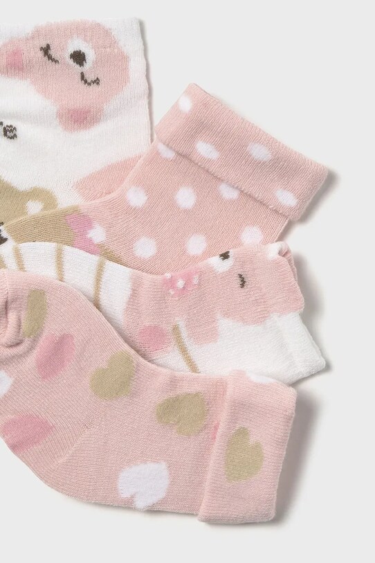 Дитячі шкарпетки Mayoral Newborn 4-pack 9867.G.2G.Newborn.PPYH рожевий SS25