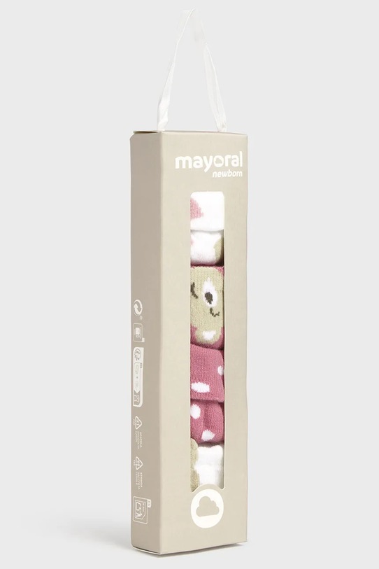 Девочка Детские носки Mayoral Newborn 4 шт 9867.G.2G.Newborn.PPYH розовый