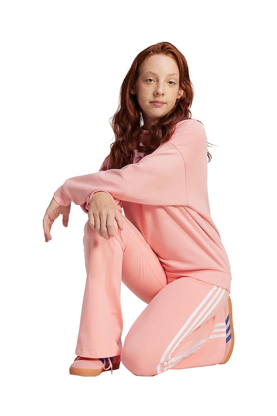 DÍVKA Dětské tepláky adidas Originals JD1640 oranžová