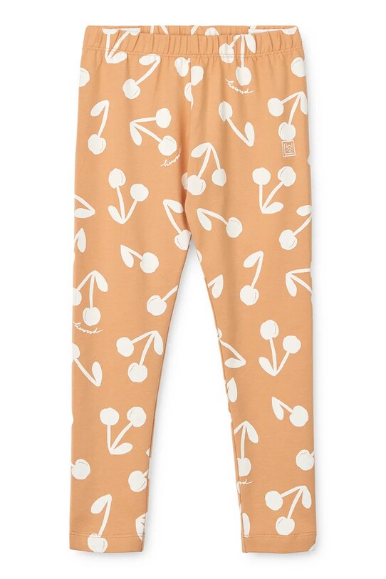 Детские хлопковые леггинсы Liewood Marie Printed Leggings хлопок оранжевый LW19959.G