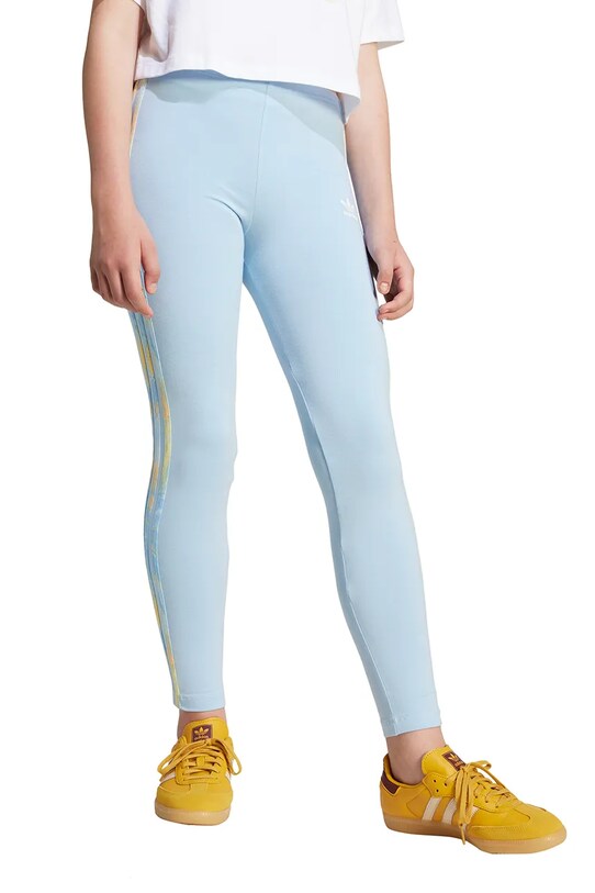 adidas Originals leggins copii print albastru JD2945