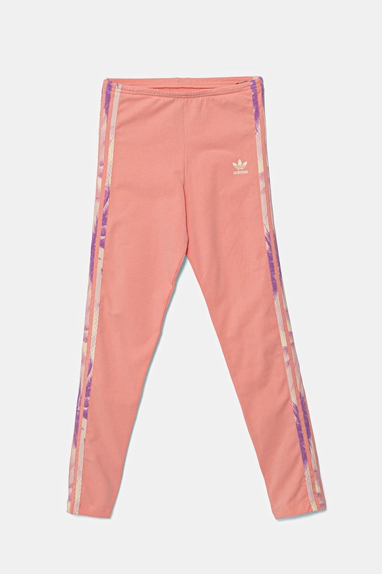 Dětské legíny adidas Originals JD2946 oranžová SS25