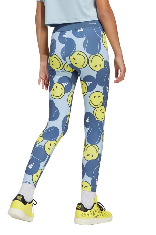 Дитячі легінси adidas JJ3078 блакитний