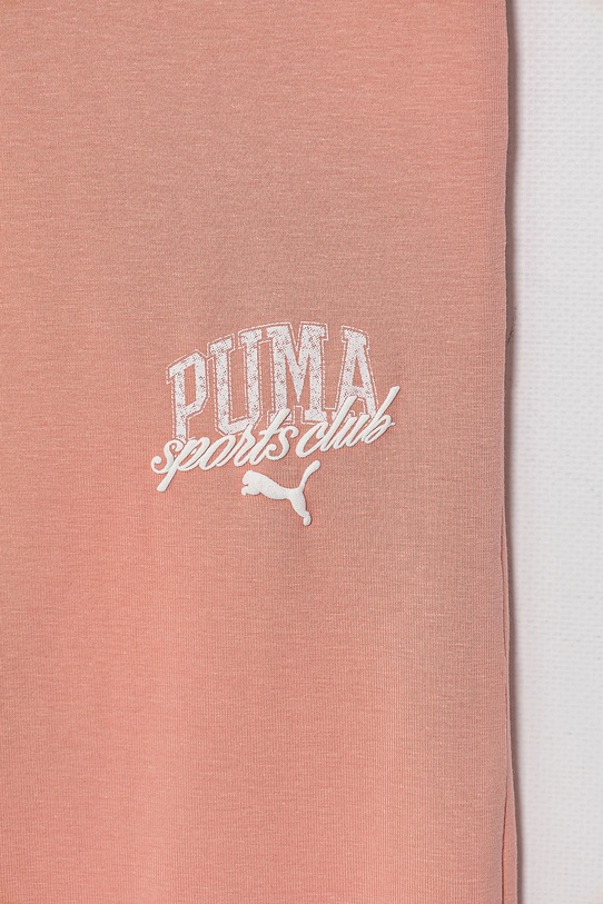 Dziewczynka Puma legginsy dziecięce CLASS High Waist Flared Leggings 685870 pomarańczowy