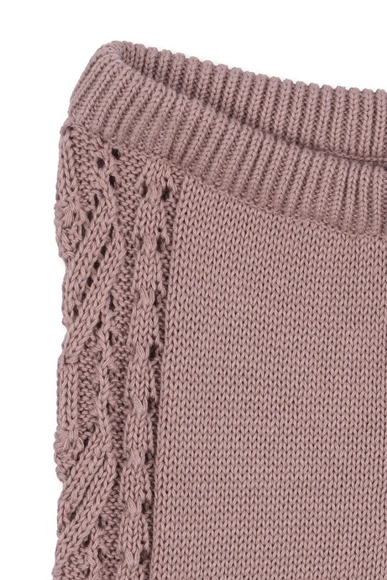 Konges Sløjd legginsy dziecięce CABBY PANTS GOTS GOTS KS102416 różowy SS25